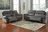 Austere Gray Reclining Living Room Set from Ashley - Luna Furniture