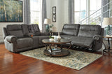 Austere Gray Reclining Living Room Set from Ashley - Luna Furniture