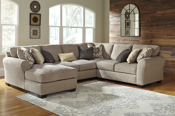 Pantomine Driftwood 4-Piece LAF Sectional