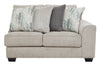 Ardsley Pewter LAF Sofa Chaise - Luna Furniture