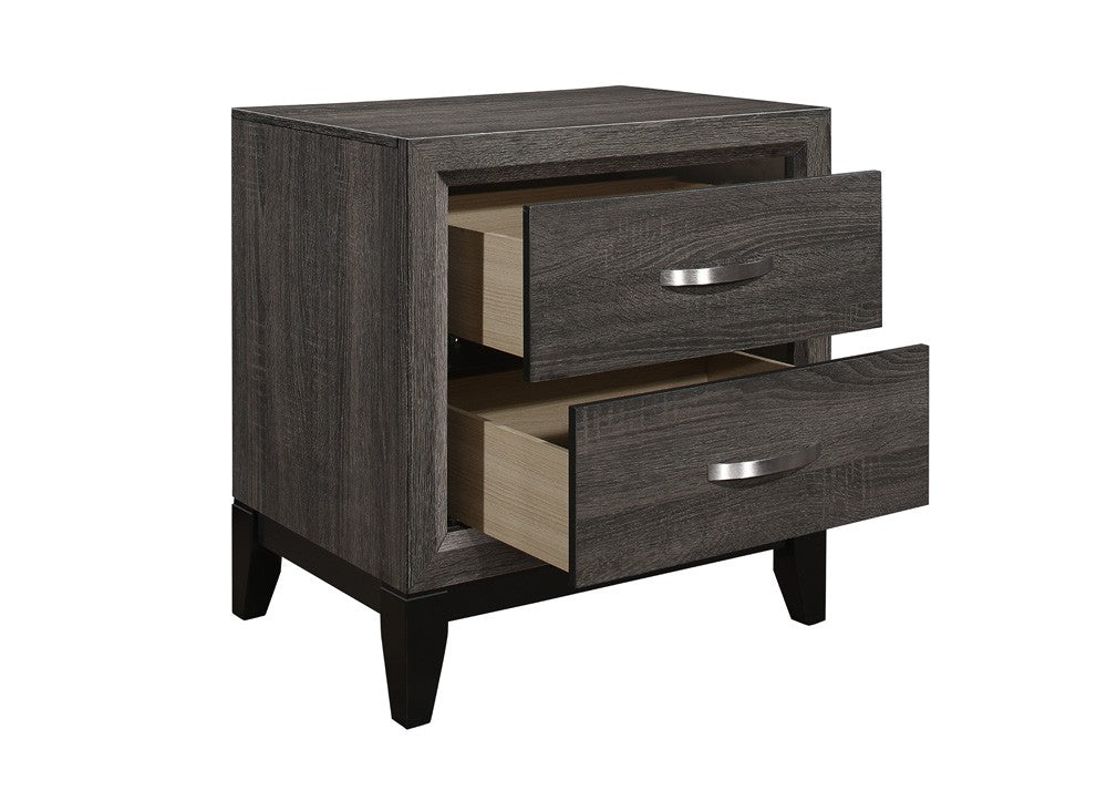 Davi Gray Nightstand from Homelegance - Luna Furniture
