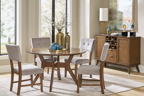 Edam Brown Round Dining Table from Homelegance - Luna Furniture