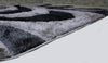 3D Shaggy GRAY-BLACK Area Rug - 3D444 - 3D444-GRY-BLC-57 - Luna Furniture