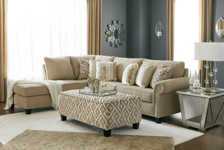 Dovemont Putty LAF Sectional -  - Luna Furniture