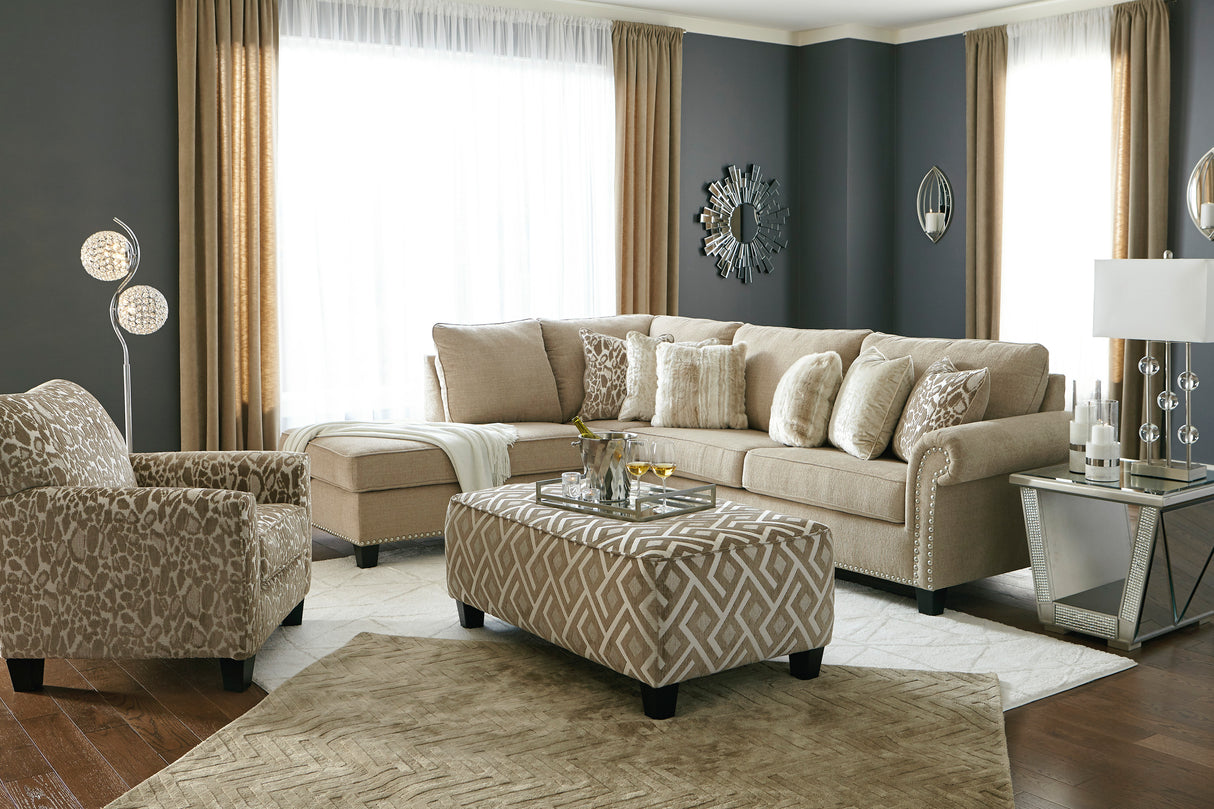 Dovemont Putty LAF Sectional - Luna Furniture