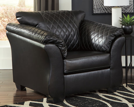 Betrillo Black Chair - Luna Furniture