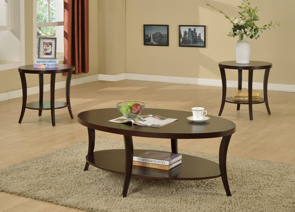 Rhonda Brown 3-Piece Coffee Table Set