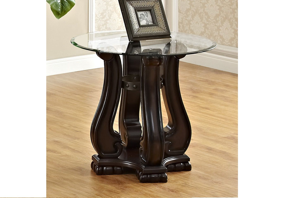 Madison Brown Wood 3-Piece Coffee Table Set (1xCoffee 2xEnd) - Luna Furniture