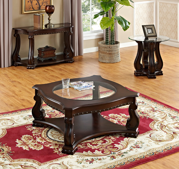 Madison Brown Console Table - Luna Furniture