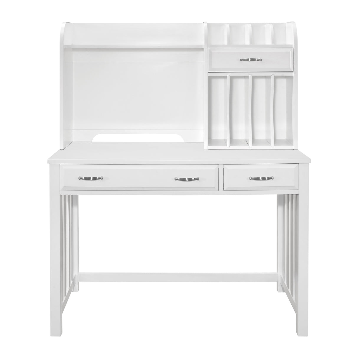 Blanche White Desk with Hutch from Homelegance - Luna Furniture