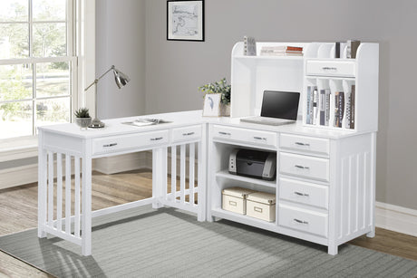 Blanche White Desk from Homelegance - Luna Furniture