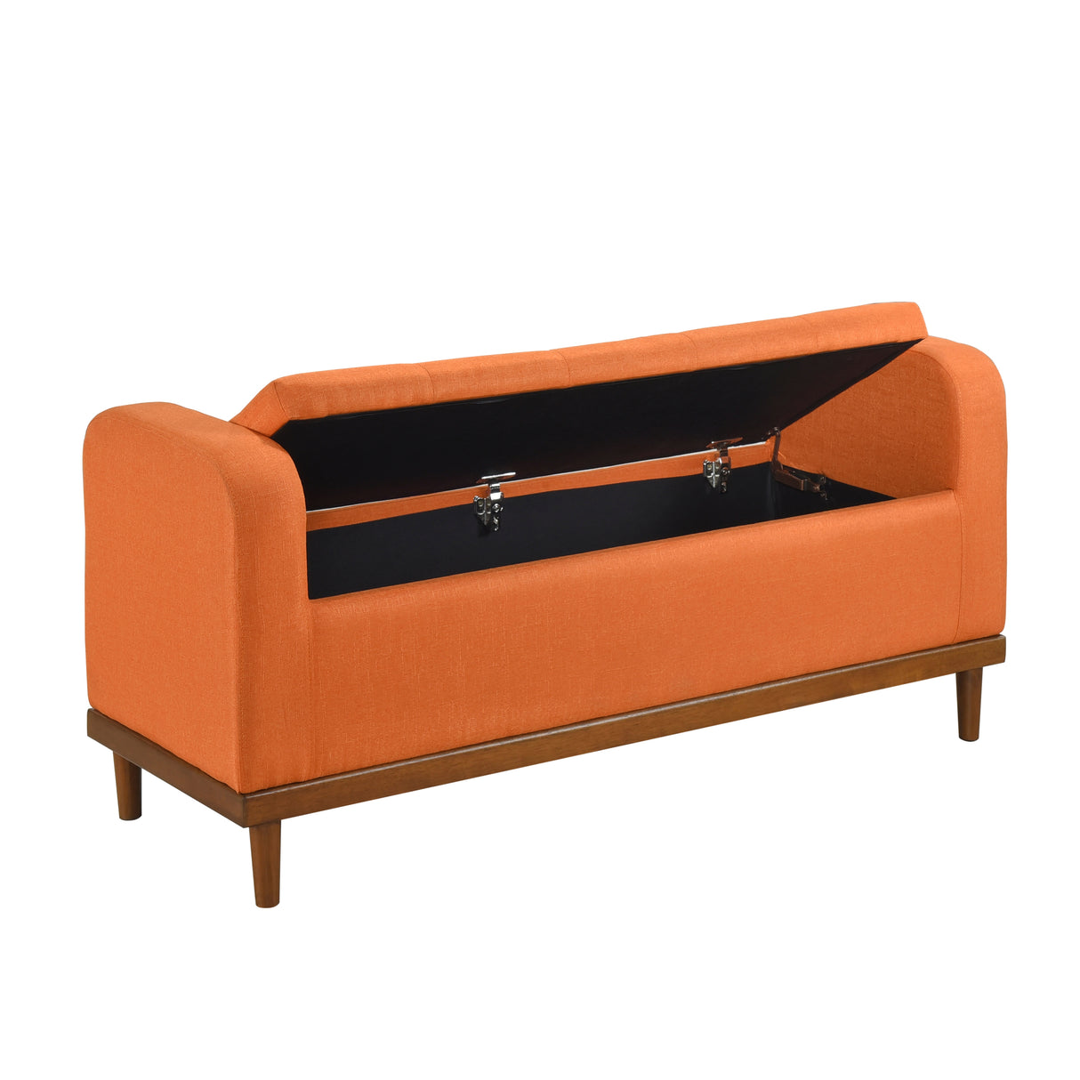 Brigitte Orange Lift Top Storage Bench from Homelegance - Luna Furniture