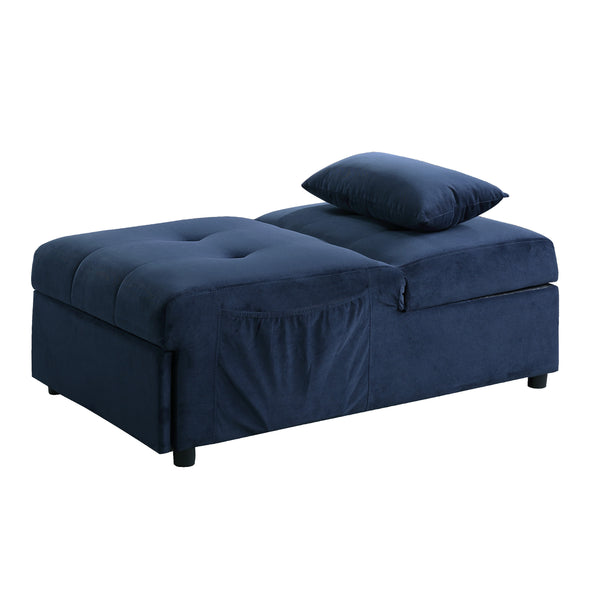 4615-F1 Lift Top Storage Bench with Pull-out Bed - Luna Furniture
