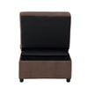 4615-F2 Lift Top Storage Bench with Pull-out Bed - Luna Furniture