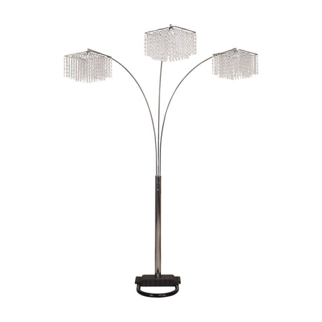 Crystal Chrome 87" Floor Lamp from Crown Mark - Luna Furniture