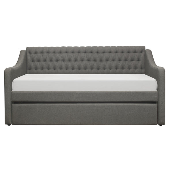 Labelle Gray Twin Daybed with Trundle - Luna Furniture