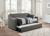 Tulney Dark Gray Daybed with Trundle - Luna Furniture