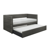 Vining Dark Gray Daybed with Trundle from Homelegance - Luna Furniture