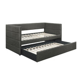 Vining Dark Gray Daybed with Trundle from Homelegance - Luna Furniture