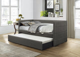 Vining Dark Gray Daybed with Trundle from Homelegance - Luna Furniture