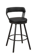 Appert Black Counter Height Chair, Set of 2 | 5566 - Luna Furniture