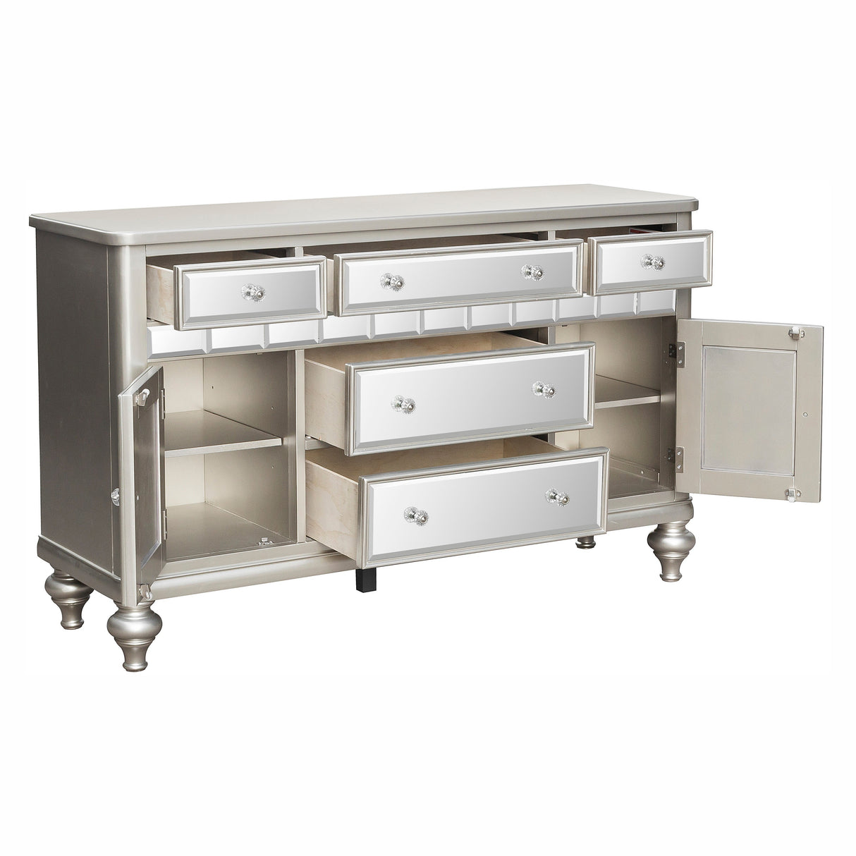 Orsina Silver Mirrored Server -  - Luna Furniture