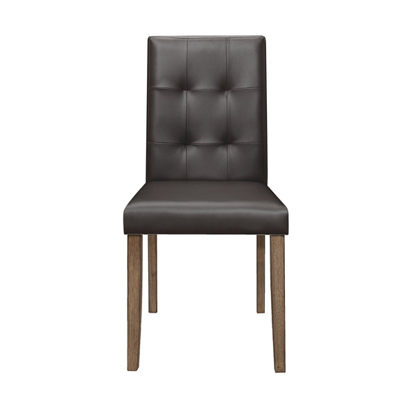 Ahmet Brown Side Chair, Set of 2