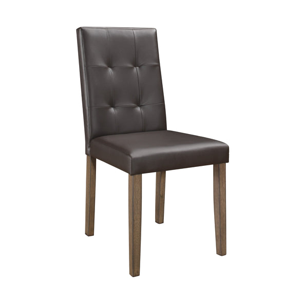 Ahmet Brown Side Chair, Set of 2