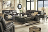 Dunwell Steel Power Reclining Living Room Set - Luna Furniture