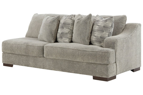 Bayless Smoke Right-Arm Facing Sofa from Ashley - Luna Furniture