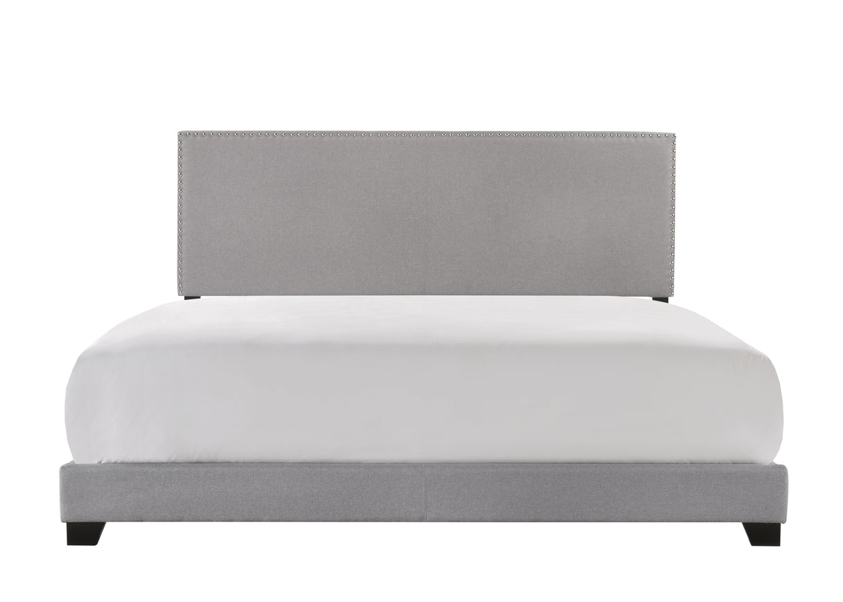 Erin Gray King Upholstered Bed - Luna Furniture