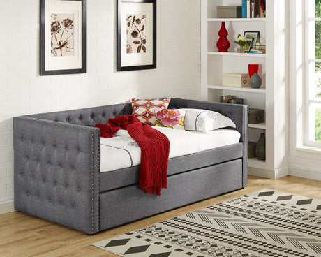 Trina Gray Twin Daybed from Crown Mark - Luna Furniture