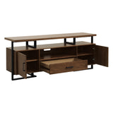 Sedley Walnut/Rustic Black TV Stand from Homelegance - Luna Furniture