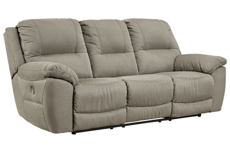 Next-Gen Gaucho Putty Power Reclining Sofa from Ashley - Luna Furniture
