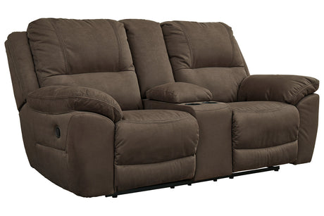 Next-Gen Gaucho Espresso Reclining Loveseat with Console from Ashley - Luna Furniture