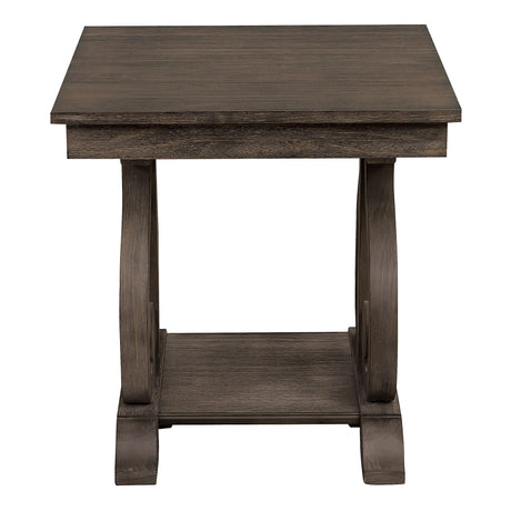 Toulon Dark Oak End Table from Homelegance - Luna Furniture