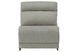 Colleyville Stone Armless Chair from Ashley - Luna Furniture