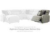 Colleyville Stone Right-Arm Facing Power Recliner from Ashley - Luna Furniture