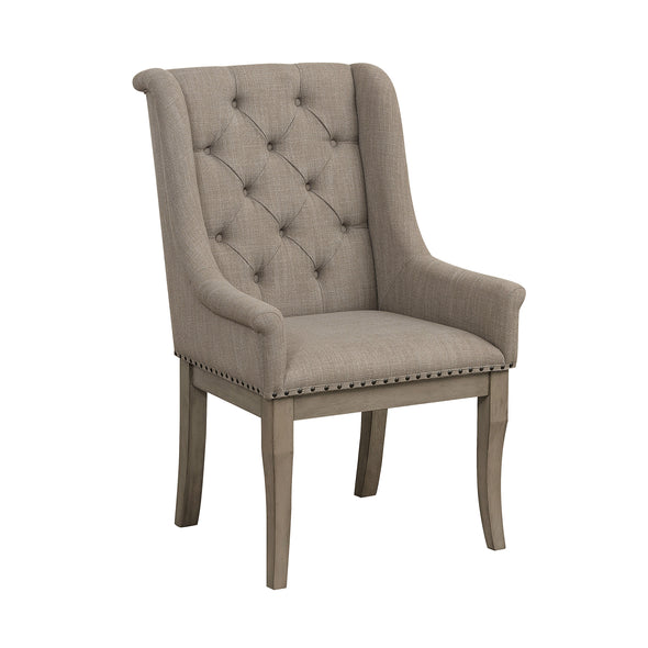 Vermillion Subtle Bisque Arm Chair, Set of 2
