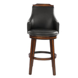 Bayshore Brown Swivel Pub Height Chair, Set of 2 from Homelegance - Luna Furniture