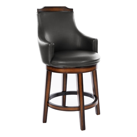 Bayshore Brown Swivel Counter Height Chair, Set of 2 from Homelegance - Luna Furniture