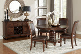 Lordsburg Brown Chery Round Dining Set from Homelegance - Luna Furniture