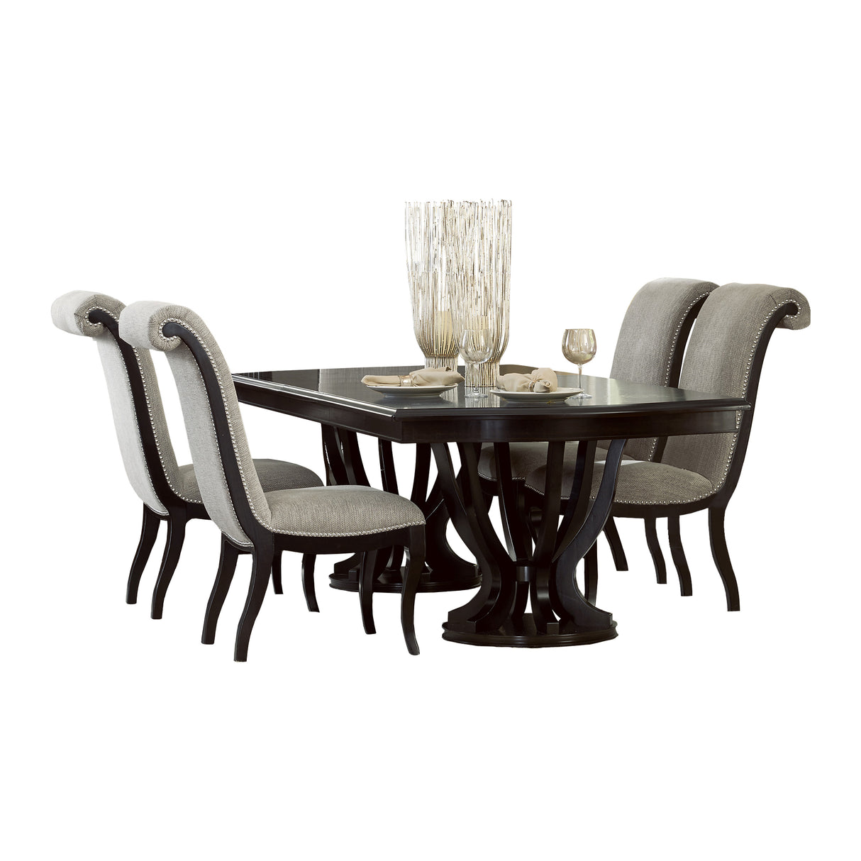 Savion Espresso 5-Piece Dining Set from Homelegance - Luna Furniture