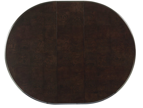 Savion Espresso Round/Oval 5-Piece Dining Set from Homelegance - Luna Furniture