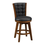 5505-24BKS Swivel Counter Height Chair, Set of 2 from Homelegance - Luna Furniture