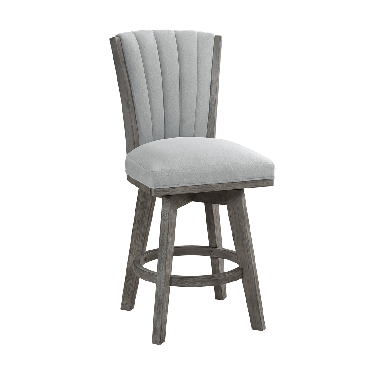 5507-24GYS Swivel Counter Height Chair, Set of 2 from Homelegance - Luna Furniture