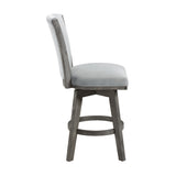 5507-24GYS Swivel Counter Height Chair, Set of 2 from Homelegance - Luna Furniture
