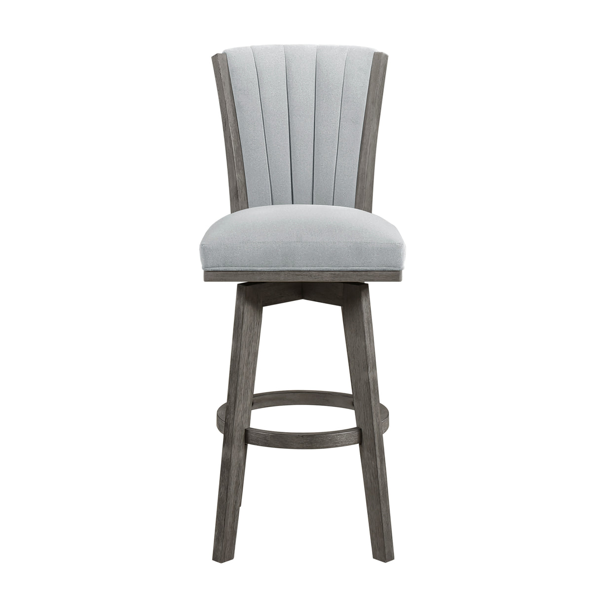 5507-29GYS Swivel Pub Height Chair, Set of 2 from Homelegance - Luna Furniture