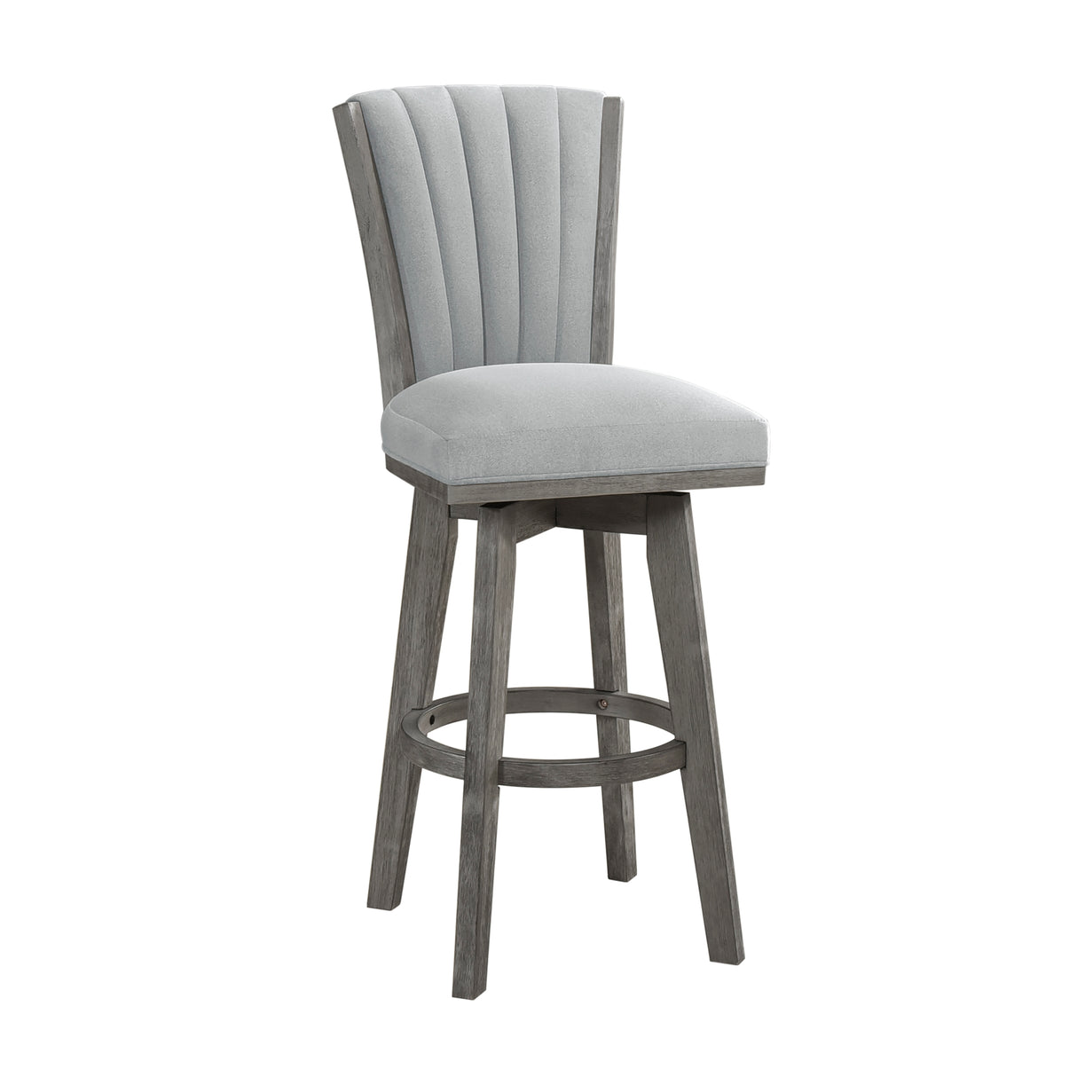 5507-29GYS Swivel Pub Height Chair, Set of 2 from Homelegance - Luna Furniture