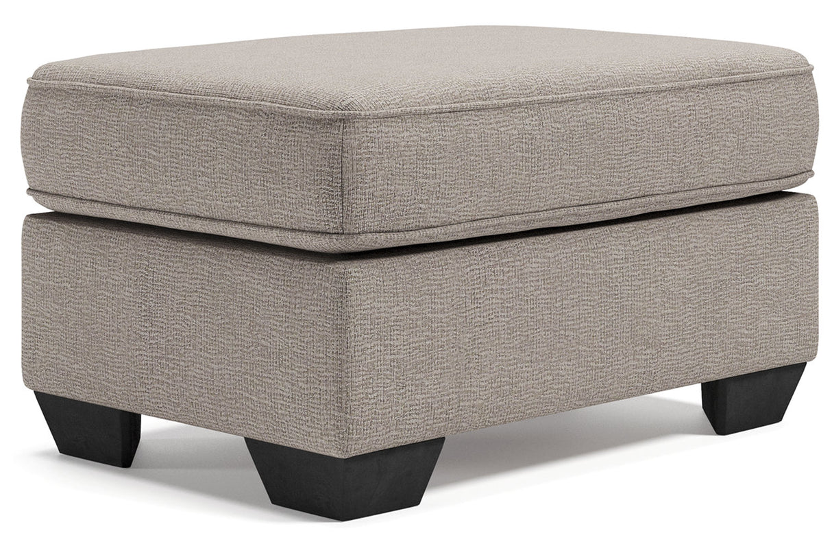 Greaves Stone Ottoman from Ashley - Luna Furniture